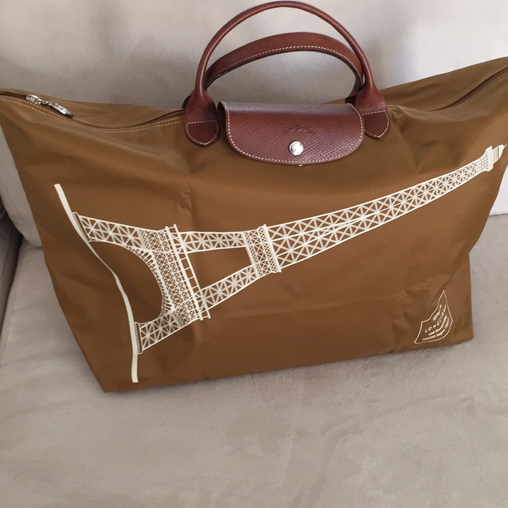 LONGCHAMP France Tour Eiffel tower Paris bag